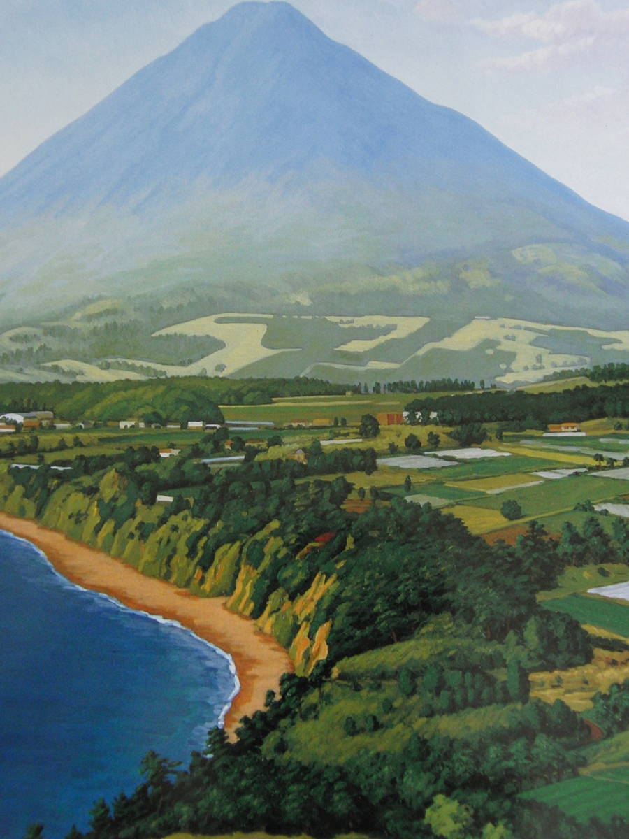 Takao Nakamura, Mont Kaimon, Un rare livre d'art encadré grand format, Livré avec un passe-partout personnalisé et un tout nouveau cadre japonais, livraison gratuite, Peinture, Peinture à l'huile, Nature, Peinture de paysage