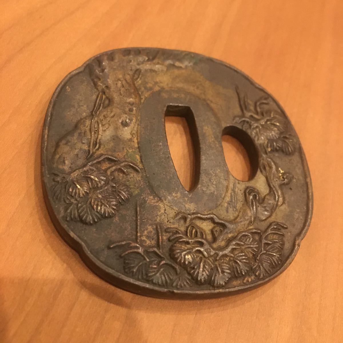 日本刀装具刀鍔鍔つば年代物時代物現状品☆Y | JChere雅虎拍卖代购