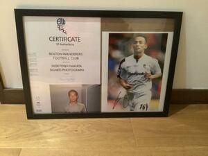 [Prompt decision] Hideaki Nakata Pictures included Pictures Bolton Wanderers Certificate
