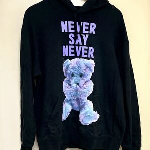 MILKBOY NEVER SAY NEVER HOODIE パーカー L クマ