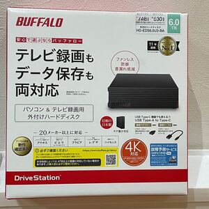 バッファロー パソコン&テレビ録画用外付けハードディスク 6.0TB