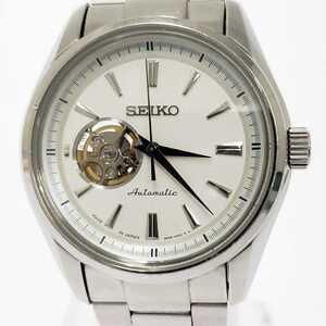 【1円スタート】極美品 SEIKO セイコー 4R38-00S0 プレザージュ メカニカル SS 自動巻き メンズ 76849 腕時計