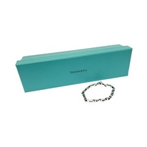 【1円スタート】美品 おすすめ！ TIFFANY&Co. ティファニー シルバー Tナローチェーン レディース 12.5g 925刻印 77000 ブレスレット_画像1