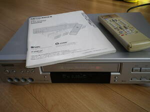 ビデオカセットレコーダー　VHS　ビデオデッキ　三菱HV-S300　取説リモコン付き　動作保証　中古品　　