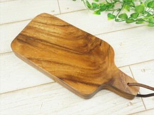木製 プレート アカシア 26.5cm カッティングボード まな板 plate 木 カフェ 食器 ウッドバーニング