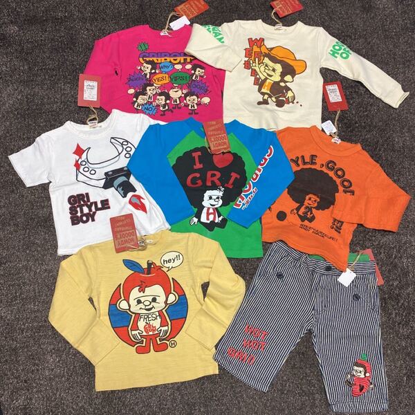 新品HOWDY DOODY'S ハウディドゥーディーズ ロンTトレーナーデニムパンツ7点セット福袋110男の子26565円グリボー