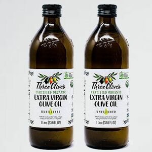 未使用 新品 オ-ガニックエキストラバ-ジンオリ-ブオイル シェフズチョイス K-SX Oil (1000ml×2本) Certified Organic Extra Virgin