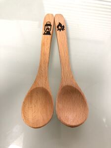 【キャンプ用品】木製スプーン 焚火・ランタンセット 新品未使用