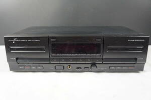 通電OK KENWOOD/ケンウッド カセットデッキ KX-W6070 WレックWリバースデッキ カセットテープ 音響機器 当時物 年代物『ZS519』