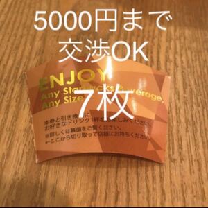スターバックス ビバレッジカード ドリンクチケット 7枚 ポイント消化
