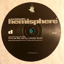 美品 KERRI CHANDLER HEMISPHERE 2LP FRANCOIS K JOE CLAUSSELL DANNY KRIVIT LOUIE VEGA TIMMY REGISFORD THEO PARRISH RON TRENT_画像6