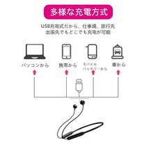 1円から~送料無料 ワイヤレスイヤホン ブルートゥースイヤホン Bluetooth 両耳 スポーツ iphone/Android対応 マイク 防水 高音質 軽量 無線_画像9