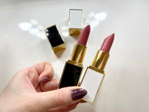 TOMFORDトムフォード リップカラー インディアンローズ04 リップカラーシアー ヌーディスト09 2本セット