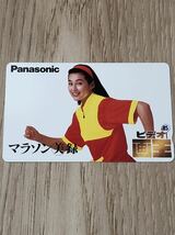 【未使用】テレホンカード　鈴木保奈美　　Panasonic 画王_画像1