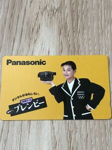 【未使用】テレホンカード　鈴木保奈美　　　Panasonic ブレンビー