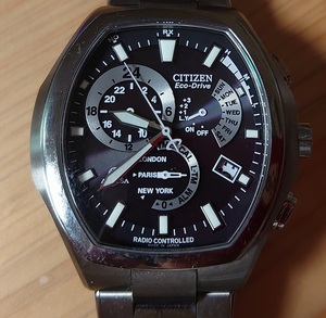 CITIZEN　ATTESA　Eco-Drive　E600-T006361TA　腕時計　シチズン　アテッサ　メンズ腕時計