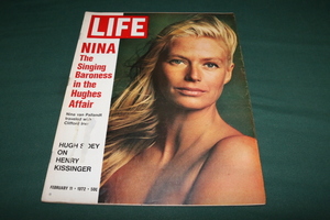 70s LIFE 雑誌 ヴィンテージ ライフ フォト エッセイ アメリカ / SINGER NINA VAN PALLANDT 表紙 1972