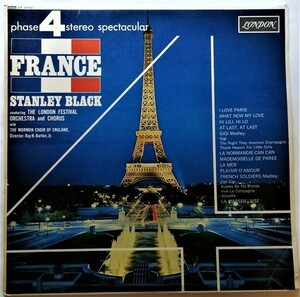 中古LPレコード　STANLEY BLACK『 FRANCE 』品番：LONDON SP 44090