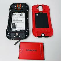 【SIMフリー・タフネススマホ！】KYOCERA TORQUE G04 KYV46 防水・防塵・防衝撃 bluetooth5.0 おサイフ (C0109)_画像9