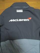 マクラーレン　ジャケット　Lサイズ　黒Xグレー　企業ロゴ　BOSS　MCLAREN　TAGHEUER　ベンツ　正規品　F1レース好きにお勧め_画像7