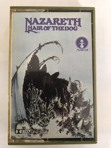 ■貴重UKオリジナルカセット■NAZARETH-ナザレス/HAIR OF THE DOG 1975年 英国製