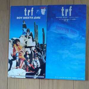 CDシングル　trf/no no cry more,boy meets girl　2枚