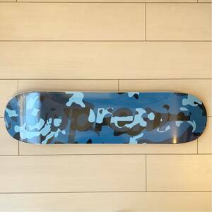 20AW Supreme Camo Logo Skateboard シュプリーム　カモロゴ　スケートボード　デッキ　青迷彩　Blue Camo Box Logo 国内正規