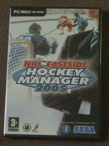 NHL Eastside Hockey Manager 2005 (Sega) PC/MAC CD-ROM