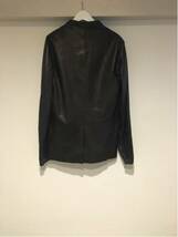 dior hommeディオールオム レザーナローテーラードジャケット　leather jacket 00s archive アーカイブ_画像2