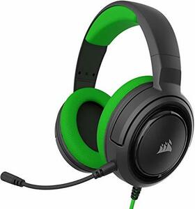 Corsair ゲーミングヘッドセット HS35 STEREO Stereo Gaming Headset -Green- (PC PS5 PS4 Xbox series X/S Switch) SP(中古良品)