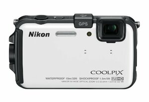 Nikon デジタルカメラ COOLPIX (クールピクス) AW100 ナチュラルホワイト A(中古 良品)