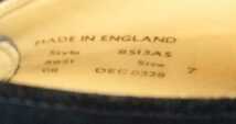 即決 SANDERS サンダース MadeinEngland メンズ チャッカブーツ Style8513AS UK7(25.5cm位) DeepBlue 紺色 カジュアル スウェード 中古_画像6