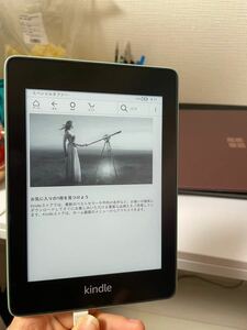美品 Kindle Paperwhite 第10世代 防水機能搭載 Wi-Fiモデル 32GB セージ 