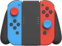 エイム向上！ FPSフリーク Switch スイッチ Joy-Con ジョイコン用 親指グリップキャップ FPSアシストキャップ RG (赤＆青) G125_画像4