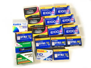 Konica Kodak FUJIFILM 期限切れ フィルム 18個 未開封