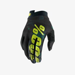 サイクリング 手袋 バイクグローブ オフロード 100％ 新品 送料無料 黒黄 Mサイズ