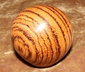 木製シフトノブ(材質：ゼブラウッド）12ｘ1.75mm（EG-52.1D57.6L)