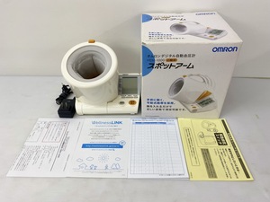 OMRON オムロン デジタル自動血圧計 HEM-1000 スポットアーム 上腕式 自動電子血圧計 医療機器　ヘルスケア（77-38.B-2）R4　01