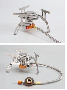 アウトドア缶 カセットボンベ シングルバーナー 点火装置 シングル バーナー ガスバーナー キャンプストーブ 屋外 ガスストーブ