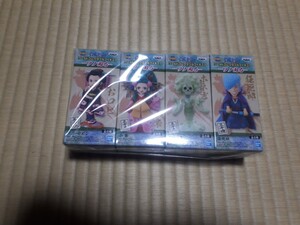 新品未開封 ワンピース ワールドコレクタブルフィギュア ワノ国6 おロビ ホネ吉 小紫 狂死郎 4種セット