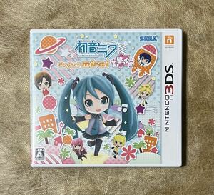 【動作確認画像有り】 3DS 初音ミク Project mirai でらっくす ニンテンドー3DS Nintendo 任天堂 ゲームソフト カセット SEGA セガ