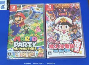 Switch マリオパーティー スーパースターズ 桃太郎電鉄 新品未開封シュリンク付き