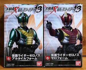 [ новый товар нераспечатанный ] SHODO-X Kamen Rider 13 5. Kamen Rider Zero nosaru плитка пена & 6. Kamen Rider Zero nos Zero пена 