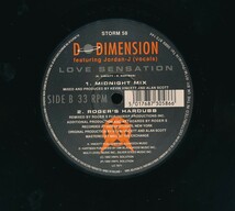 W-142　D-DIMENSION　/　LOVE SENSATION　（UK　12inch）　_画像4