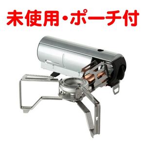 未使用【スノーピーク】シングルコンロ HOME&CAMPバーナー/シルバー GS-600SL /ポーチ付