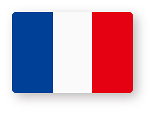 【NEW】国旗ステッカーSSフランス 2枚セット@再帰反射タイプ 屋外耐候◎ プジョー 208 2008 3008 ルノー カングー シトロエンに