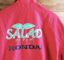 お勧め・【裏メッシュ】HONDA ホンダ バックロゴ ウィンドジャケット M 赤　ヴィンテージ　非売品　ジャケット　salad_画像4