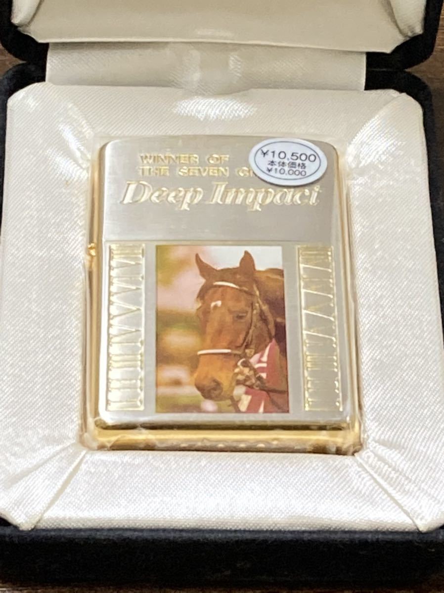 zippo 廃盤商品 競馬ディープインパクト三冠達成記念 未使用品-