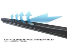 ワイパー ブレード フロント用２本セット レガシィＢ４セダン BM# / BN9 Ｈ26.10～ 運転席側 650mm 助手席側 425mm エアロデザイン_画像4