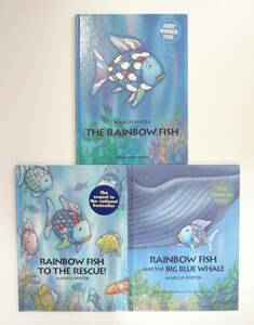 [ английский язык ]3 шт. комплект *..... ...*ma- rental *fi Star *The Rainbow Fish*Marcus Pfister* иностранная книга книга с картинками [14]